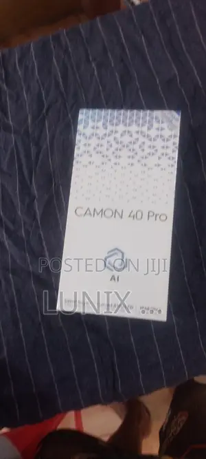 New Tecno Camon 40 Pro 5G 256 GB Black