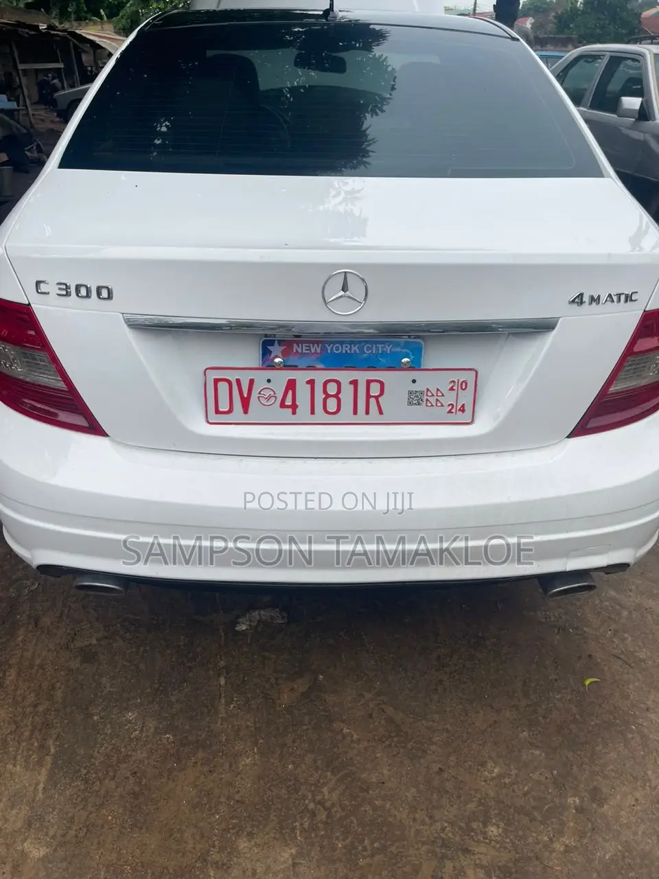 Mercedes-Benz C300 Sport 4Matic Sedan AWD (3.0L 6cyl 7A) 2012 White