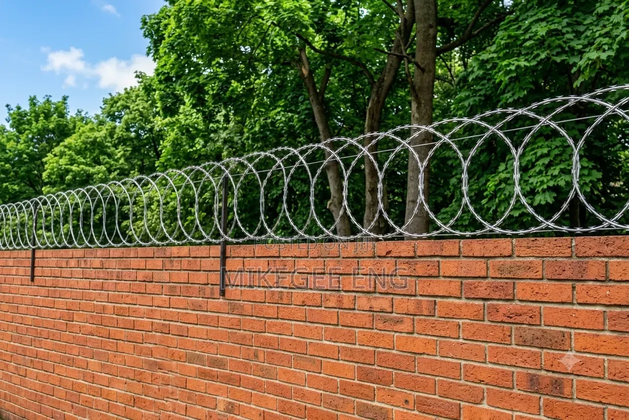 Installation of Barb Wire Fence for Residence and Industries