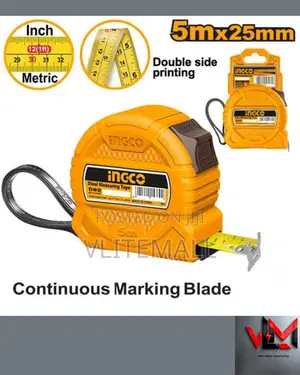 Ingco Steel Measuring Tape Hsmt39525