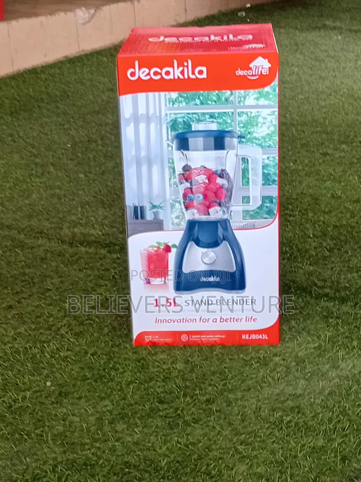 Decakila Kitchen Blender for Fruits, Vegetables Ice Crushing