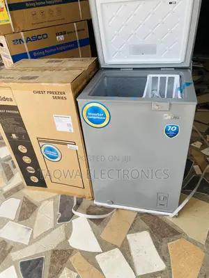 Midea Lasting 100-Liters Silver Color Chest Freezer