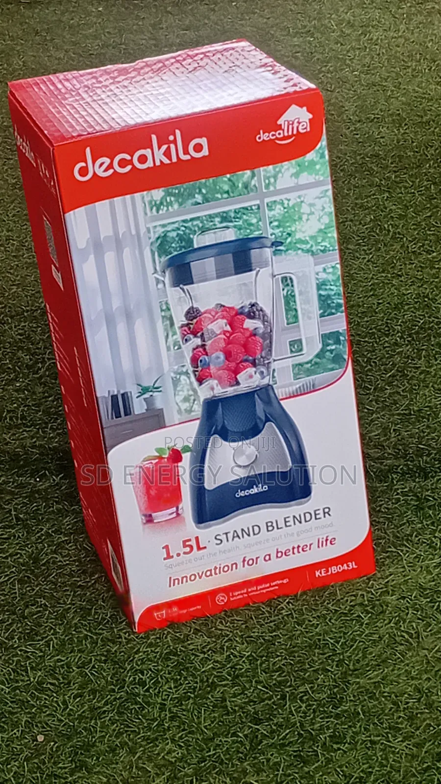 Decakila Stand Blender 1.5l With Powerful Motor