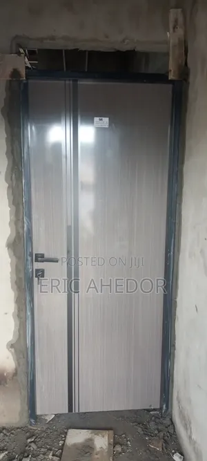 Steel Wood Door for Bedroom, Kitchen Etc With Accessories