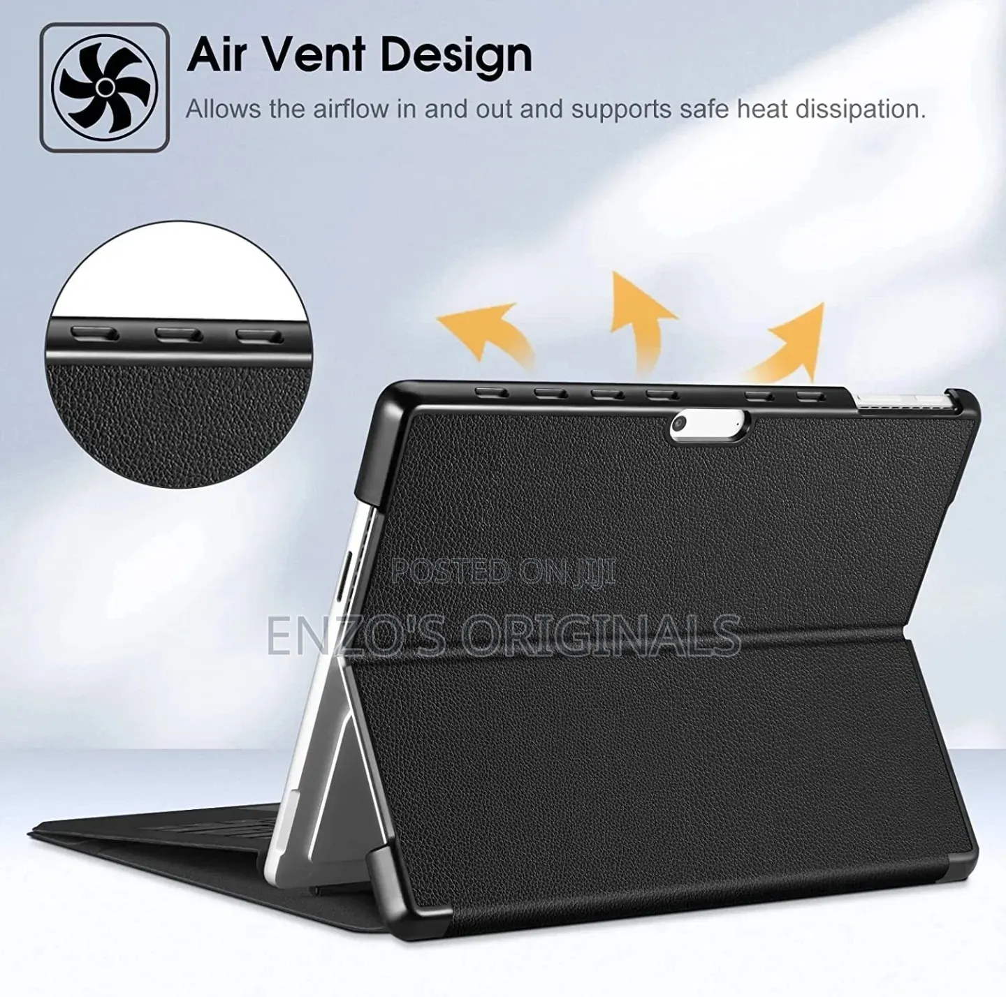 Microsoft Surface Pro 9 to Pro 11 Leather Case Full Protection Case