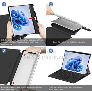 Microsoft Surface Pro 9 to Pro 11 Leather Case Full Protection Case