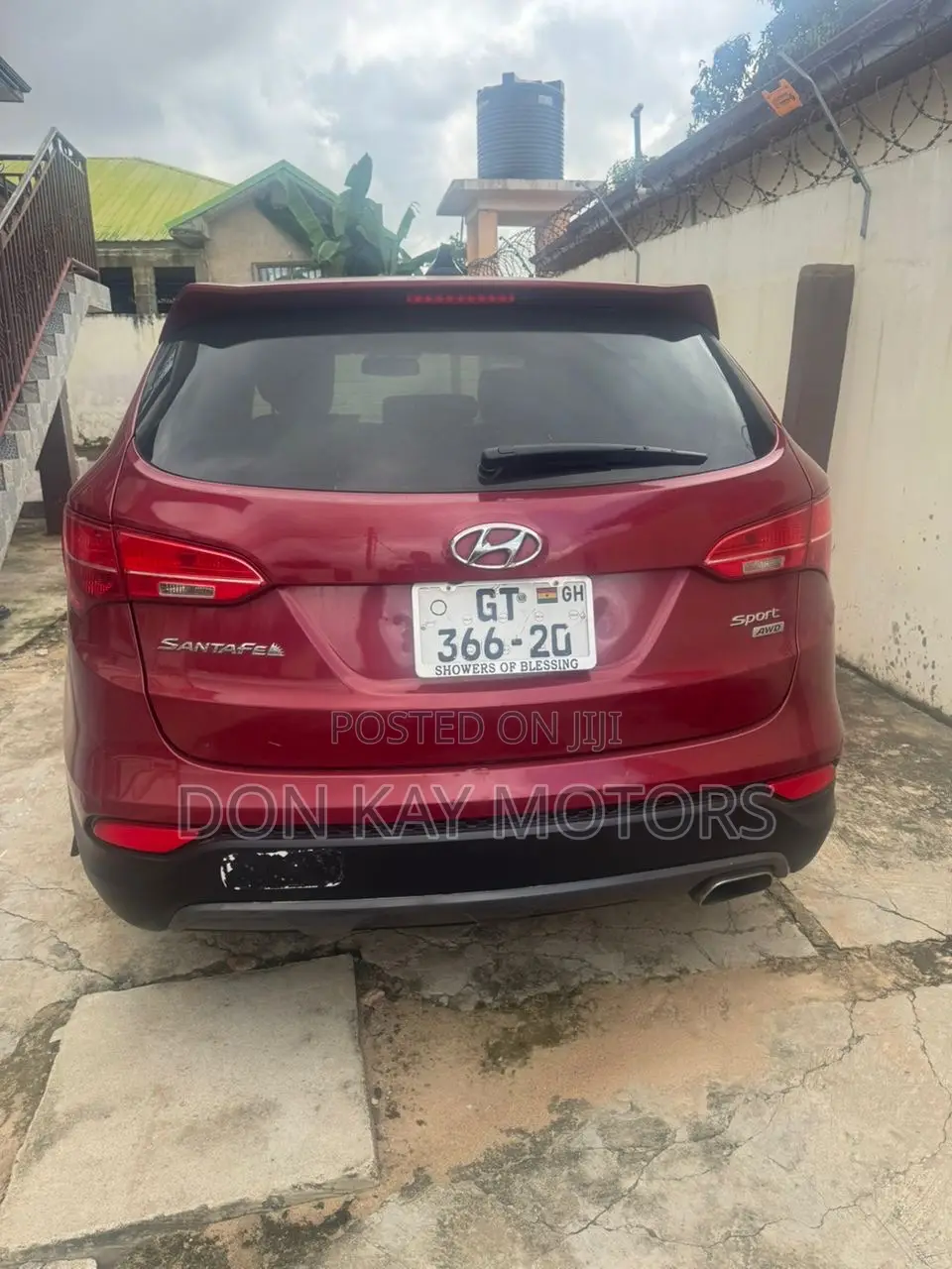 Hyundai Santa Fe Limited 4dr SUV AWD (3.3L 6cyl 6A) 2015 Red