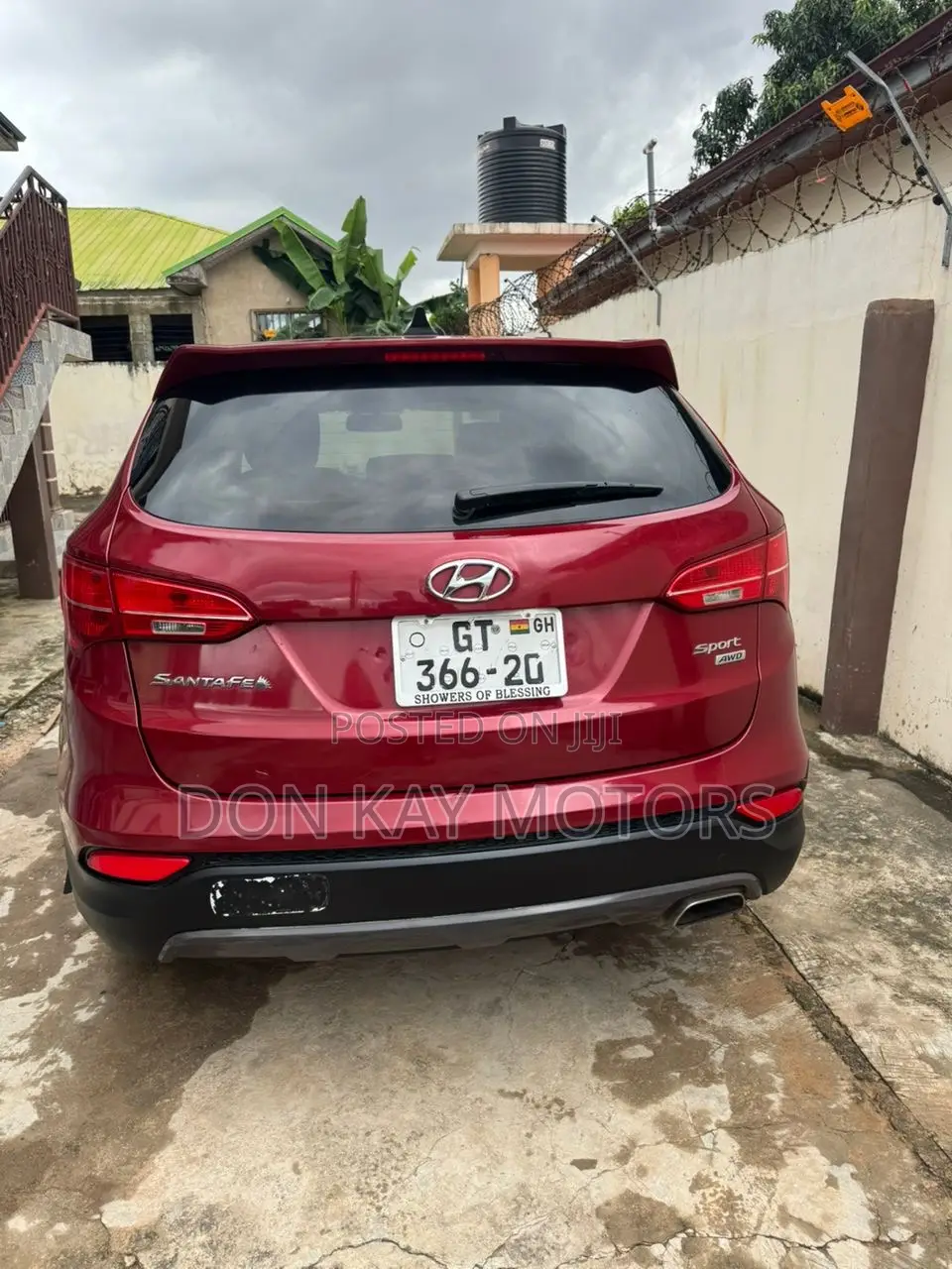 Hyundai Santa Fe Limited 4dr SUV AWD (3.3L 6cyl 6A) 2015 Red