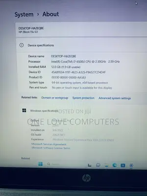 Laptop HP ZBook 15u G3 12GB Intel Core i7 SSD 256GB