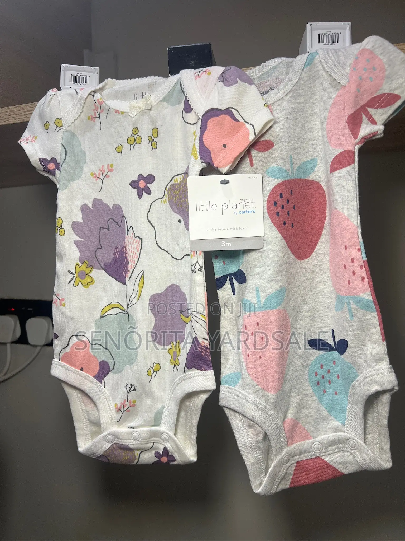 Little Planet by Carter's Baby Organic Short Sleeve Bodysuit 2pcs