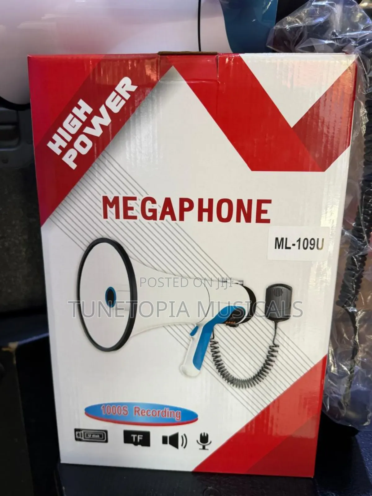 High Power Megaphone (Model Ml-109u), 100watt Power Megaphone