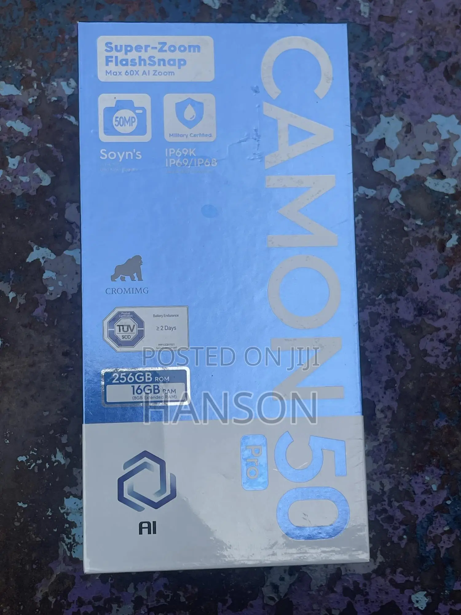 New Tecno Camon 50 Pro 256 GB