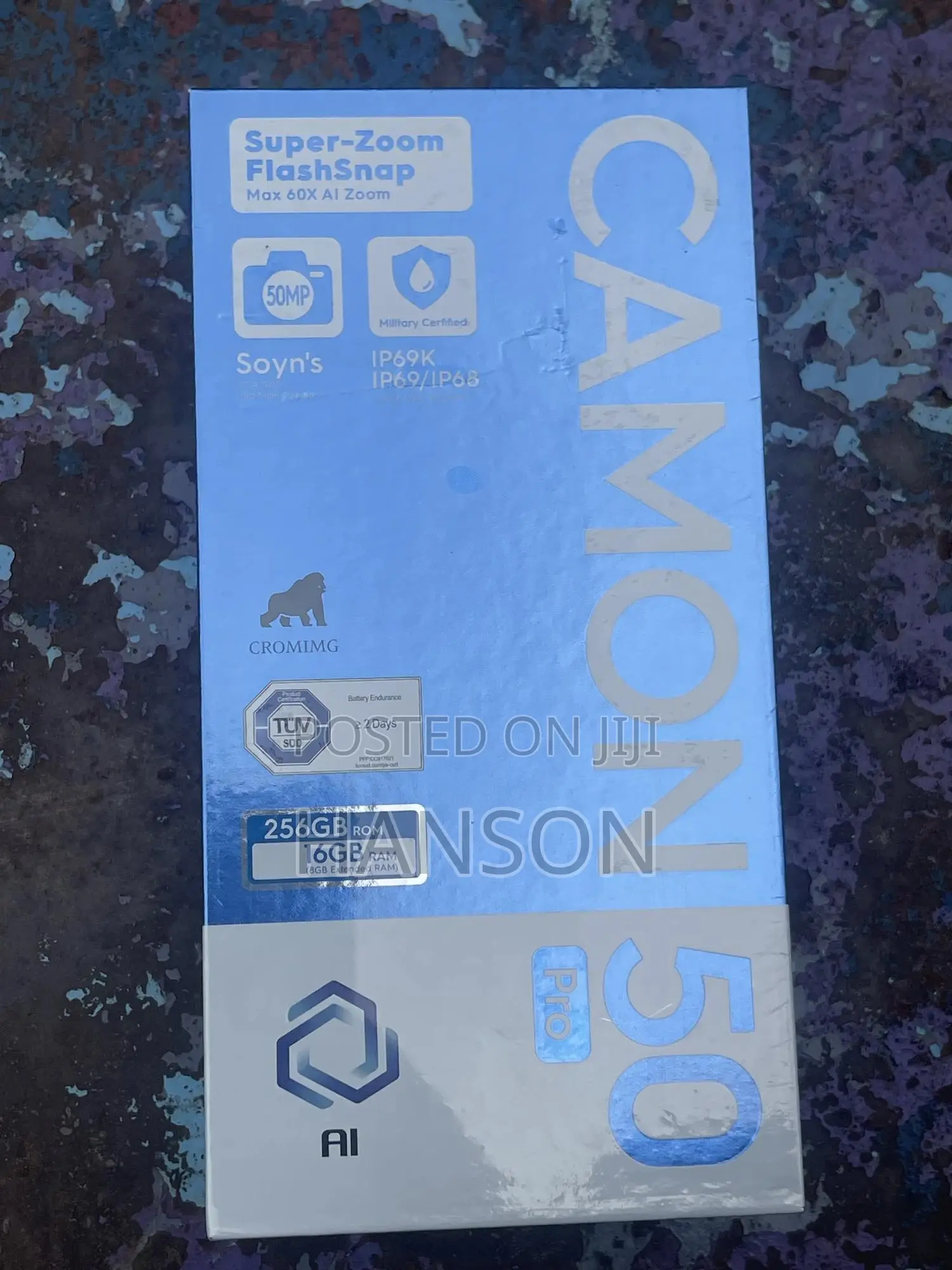 New Tecno Camon 50 Pro 256 GB