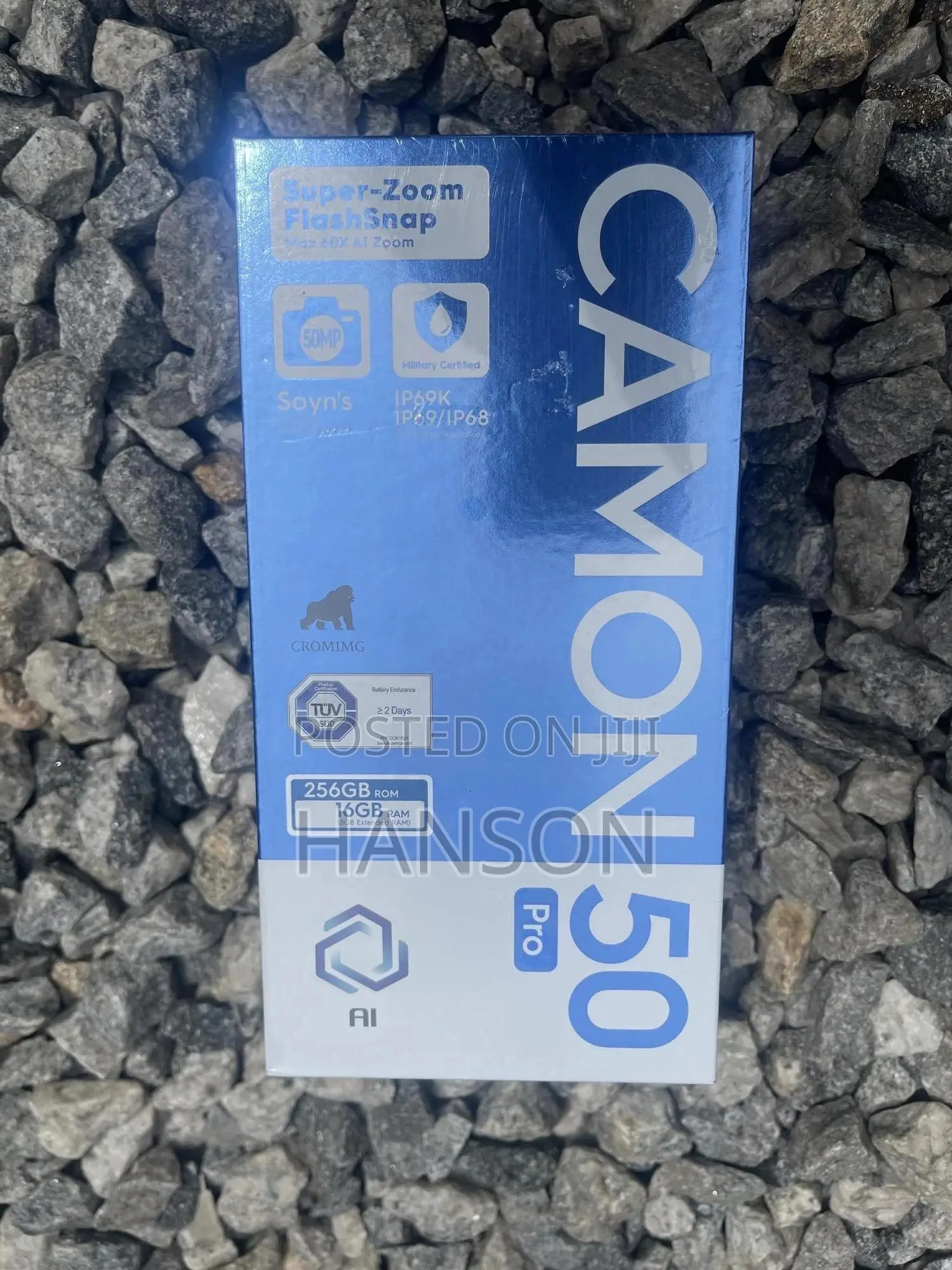 New Tecno Camon 50 Pro 256 GB Black