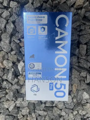 New Tecno Camon 50 Pro 256 GB Black