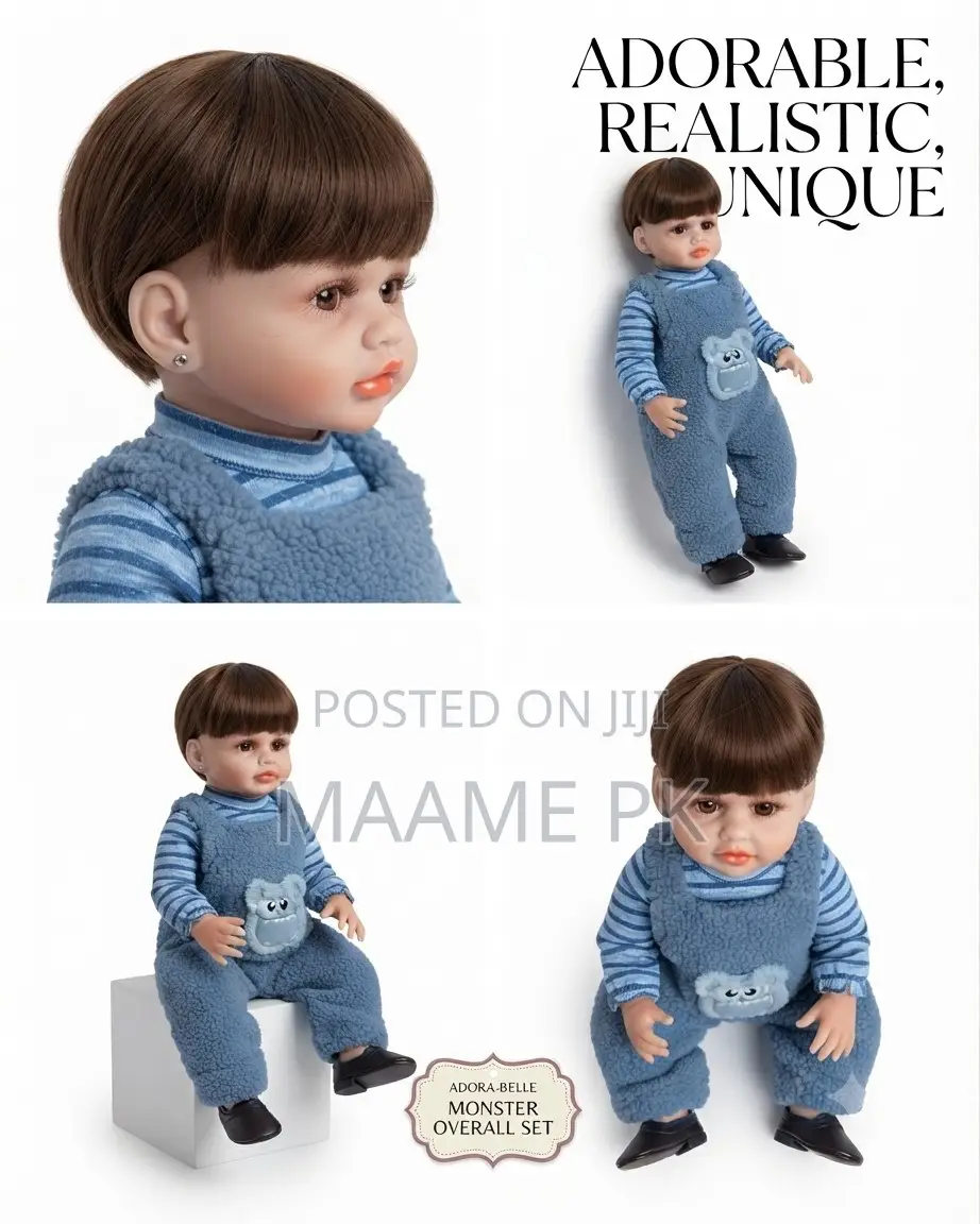 55cm/ 22” Realistic Reborn Doll (Silicone Vinyl) With Sounds Music