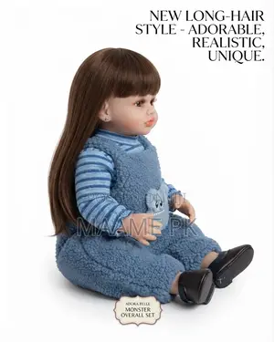 55cm/ 22” Realistic Reborn Doll (Silicone Vinyl) With Sounds Music