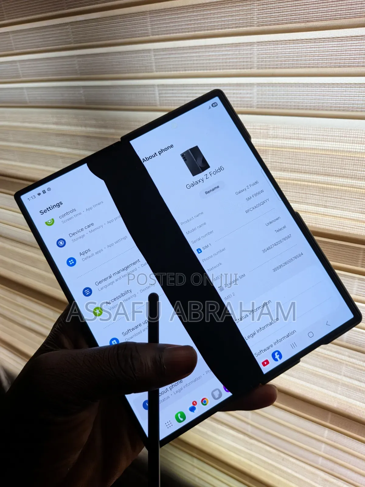 Samsung Galaxy Z Fold6 512 GB Black