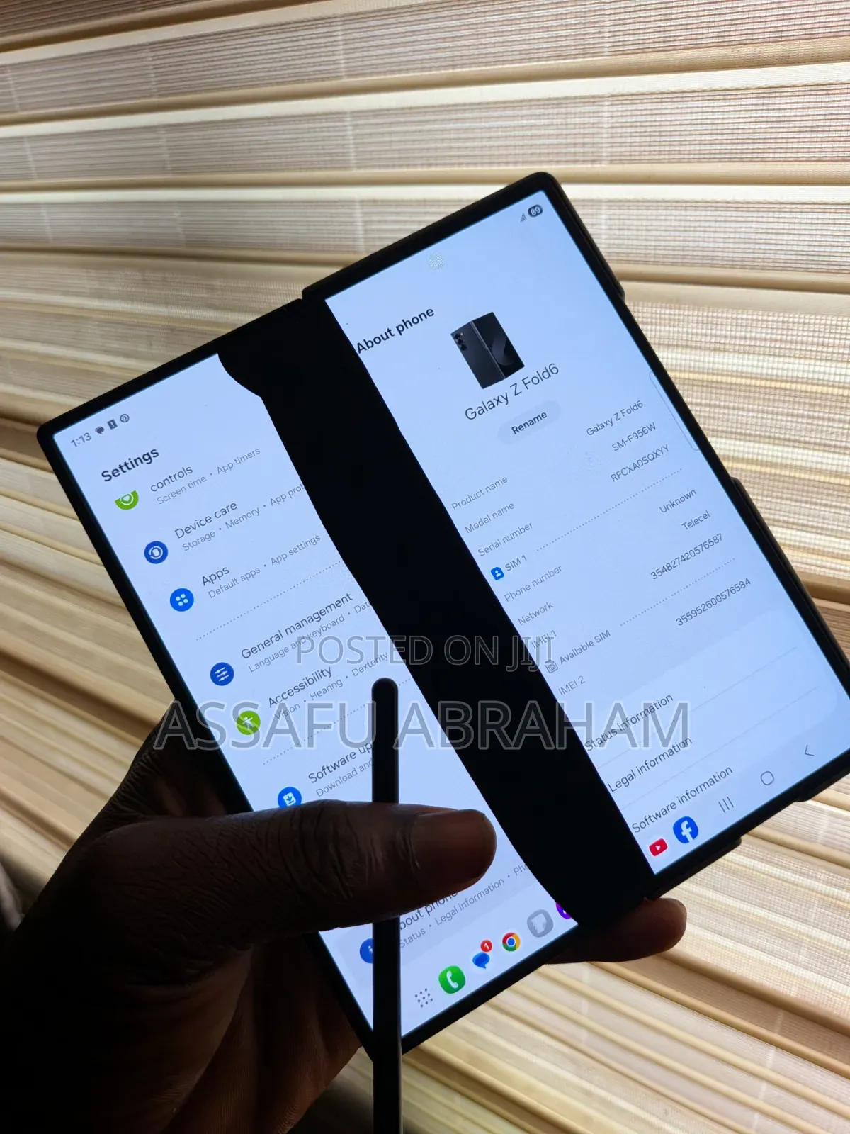 Samsung Galaxy Z Fold6 512 GB Black