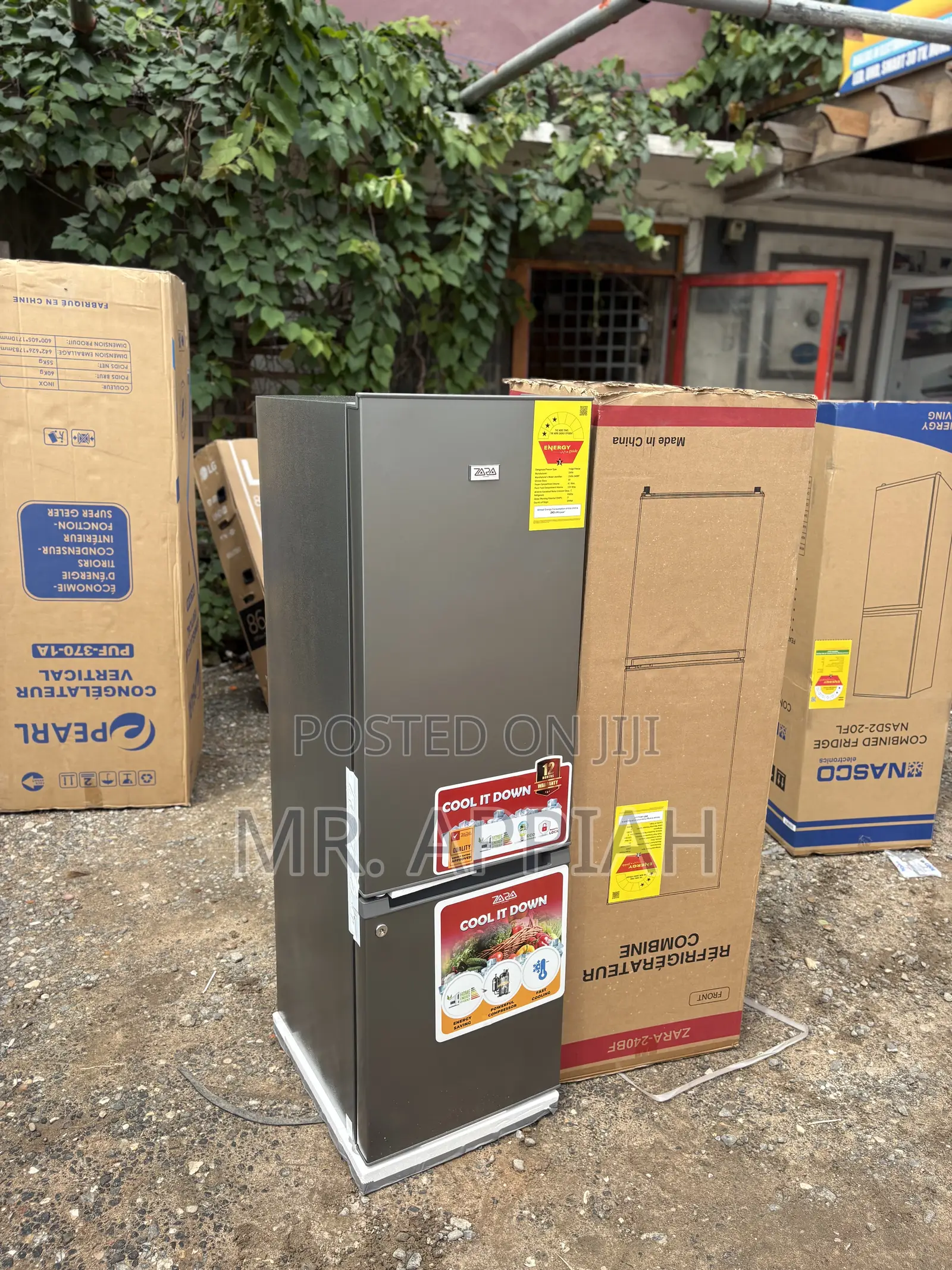 Order Quality Zara-240bf Double Door Electric Refrigerator 