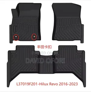 Heavy Duty 3d Car Floor Carpet for Toyota Hilux Revo 2016-2023