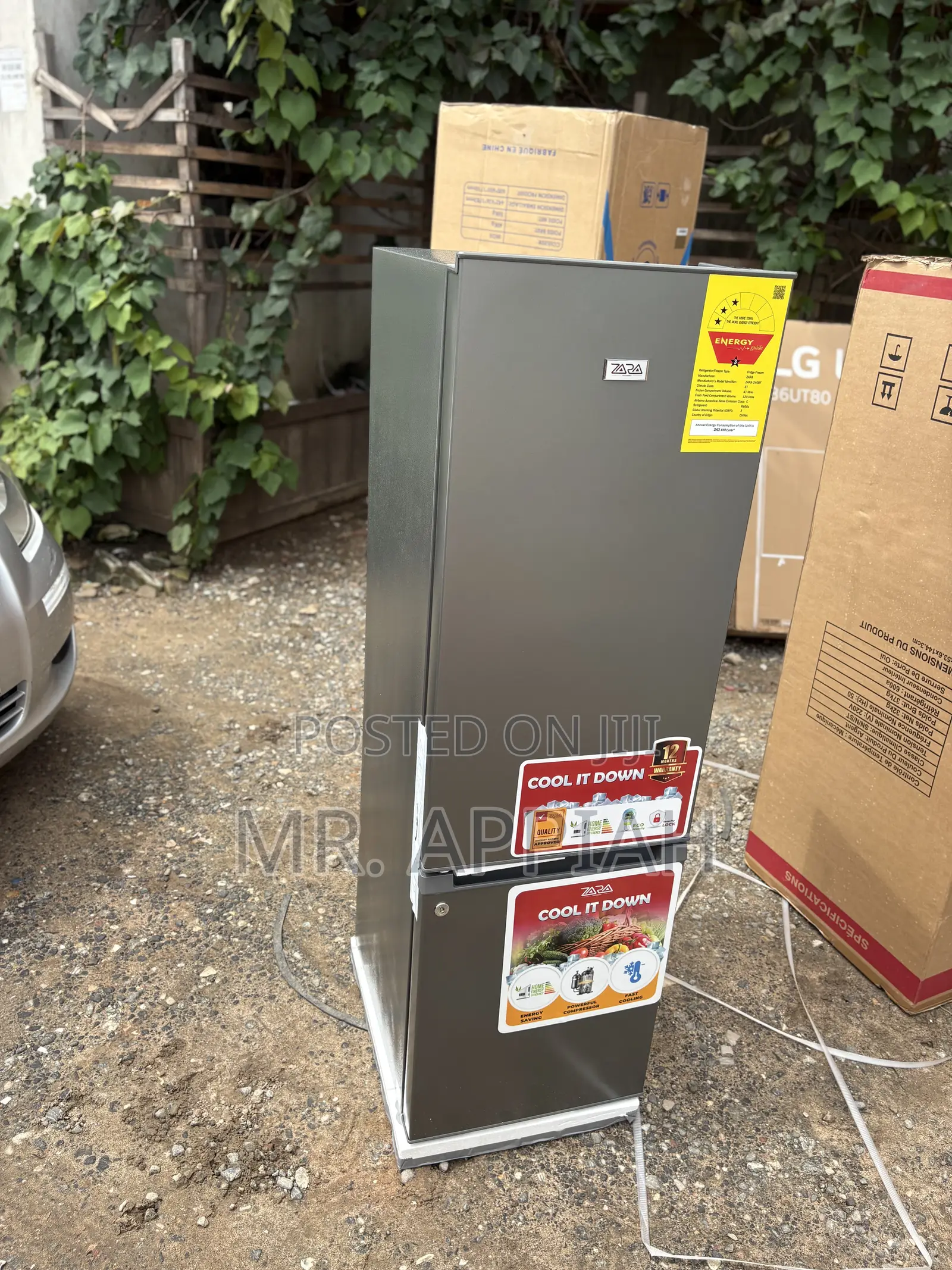Order Affordable Zara 240bf Double Door Electric Refrigerator 