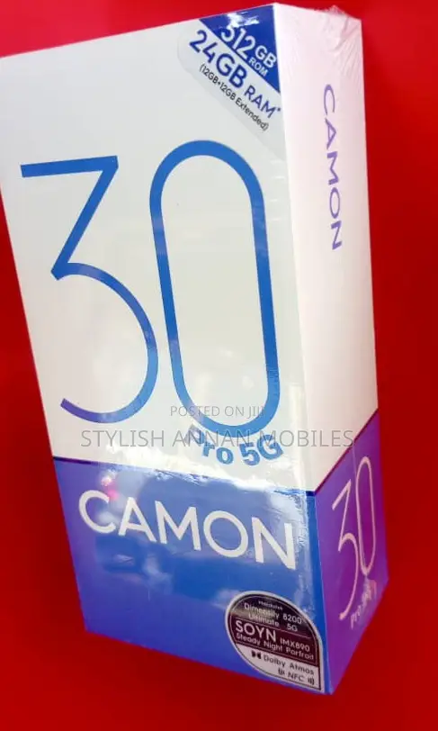 New Tecno Camon 30 Pro 5G 512 GB Black