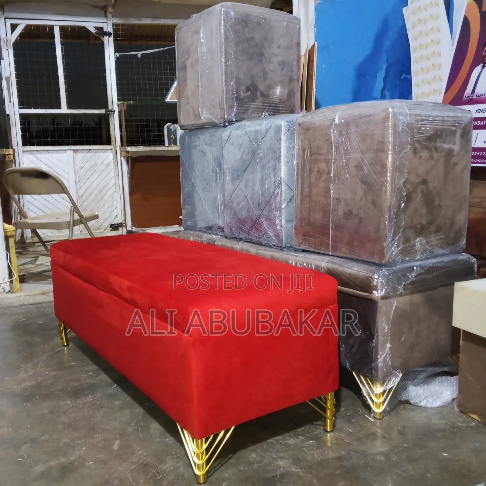 Set of Sofa Stools for Sale