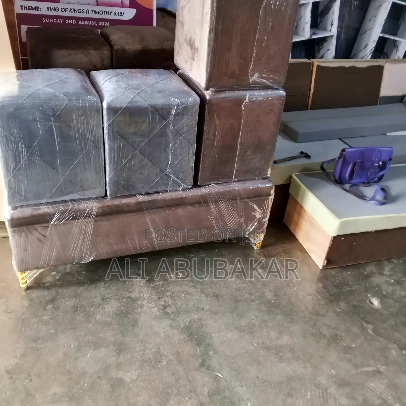 Set of Sofa Stools for Sale