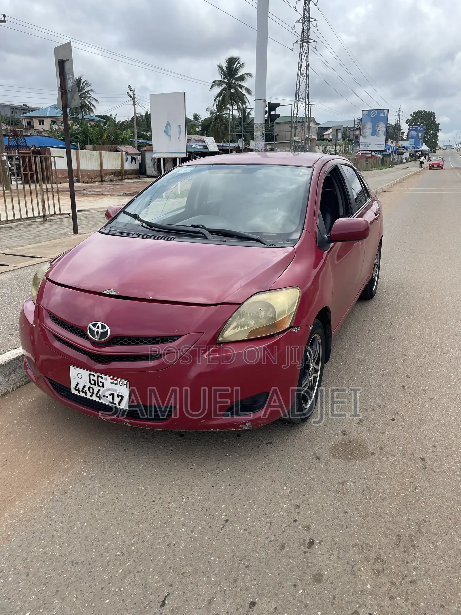 Toyota Yaris 2010 Red