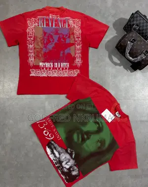 Chrome Hearts / Streetwear Graphic T-Shirt (Black Red)