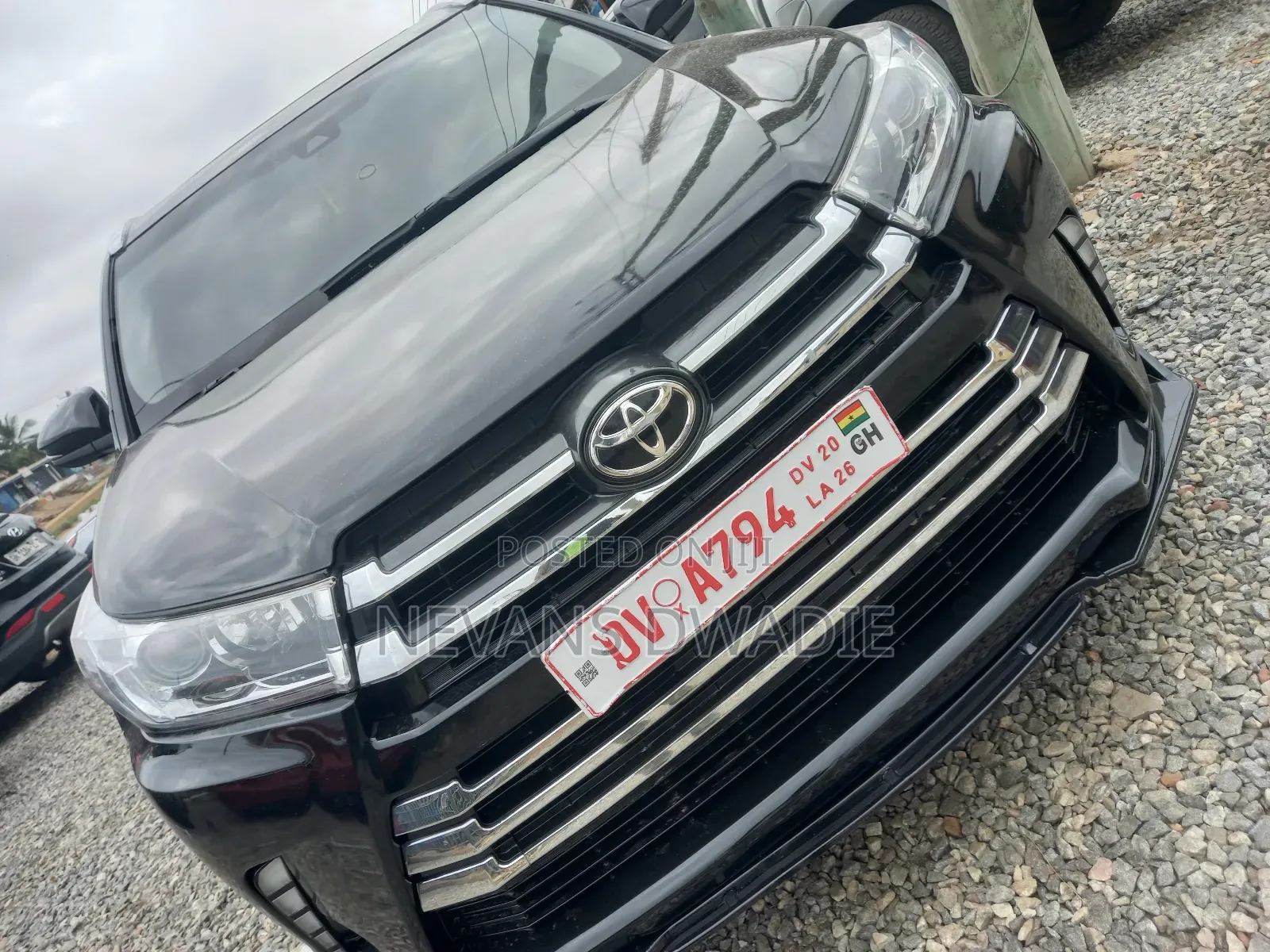 Toyota Highlander Limited V6 4x4 (3.5L 6cyl 6A) 2016 Black