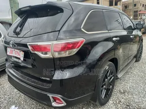 Toyota Highlander Limited V6 4x4 (3.5L 6cyl 6A) 2016 Black