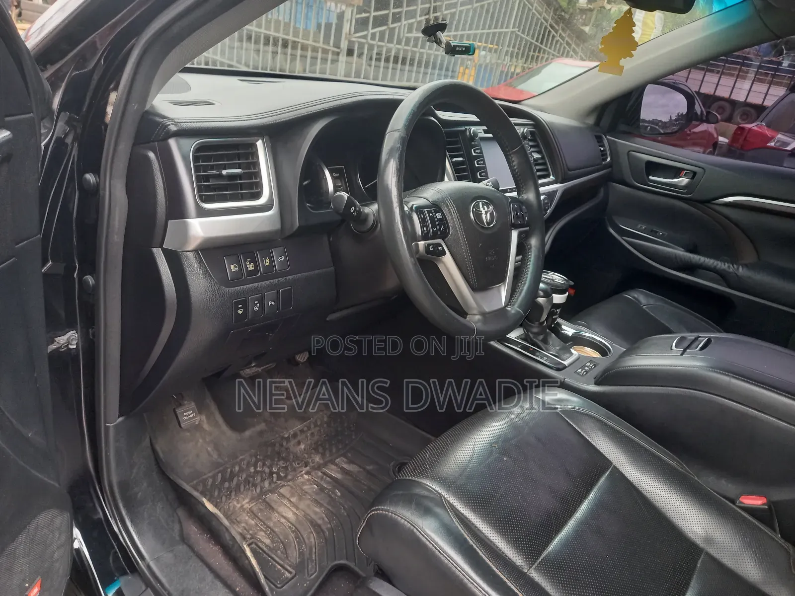 Toyota Highlander Limited V6 4x4 (3.5L 6cyl 6A) 2016 Black