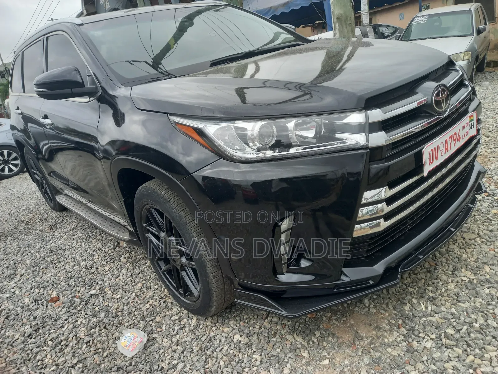 Toyota Highlander Limited V6 4x4 (3.5L 6cyl 6A) 2016 Black