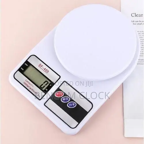 Electronic Digital Kitchen Scale-White