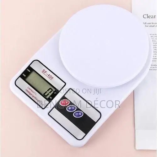 Electronic Digital Kitchen Scale-White