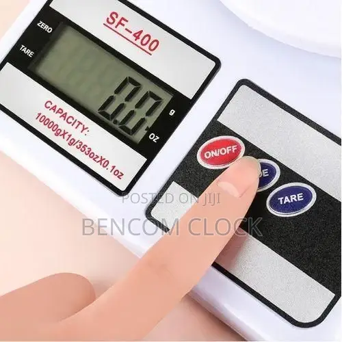 Electronic Digital Kitchen Scale-White