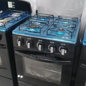 4 Gas Burner Cooker + Oven - Stainless Steel Cooking Range 50l Oven