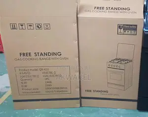4 Gas Burner Cooker + Oven - Stainless Steel Cooking Range 50l Oven