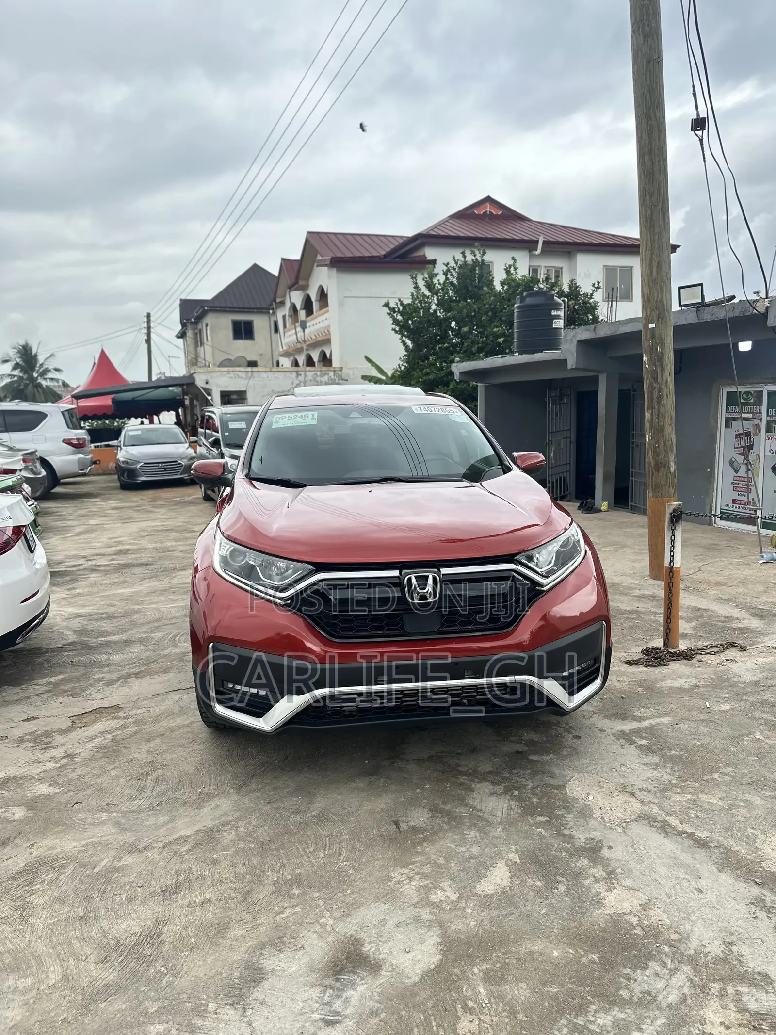 Honda CR-V EX-L 4dr SUV AWD (1.5L 4cyl CVT) 2017 Red