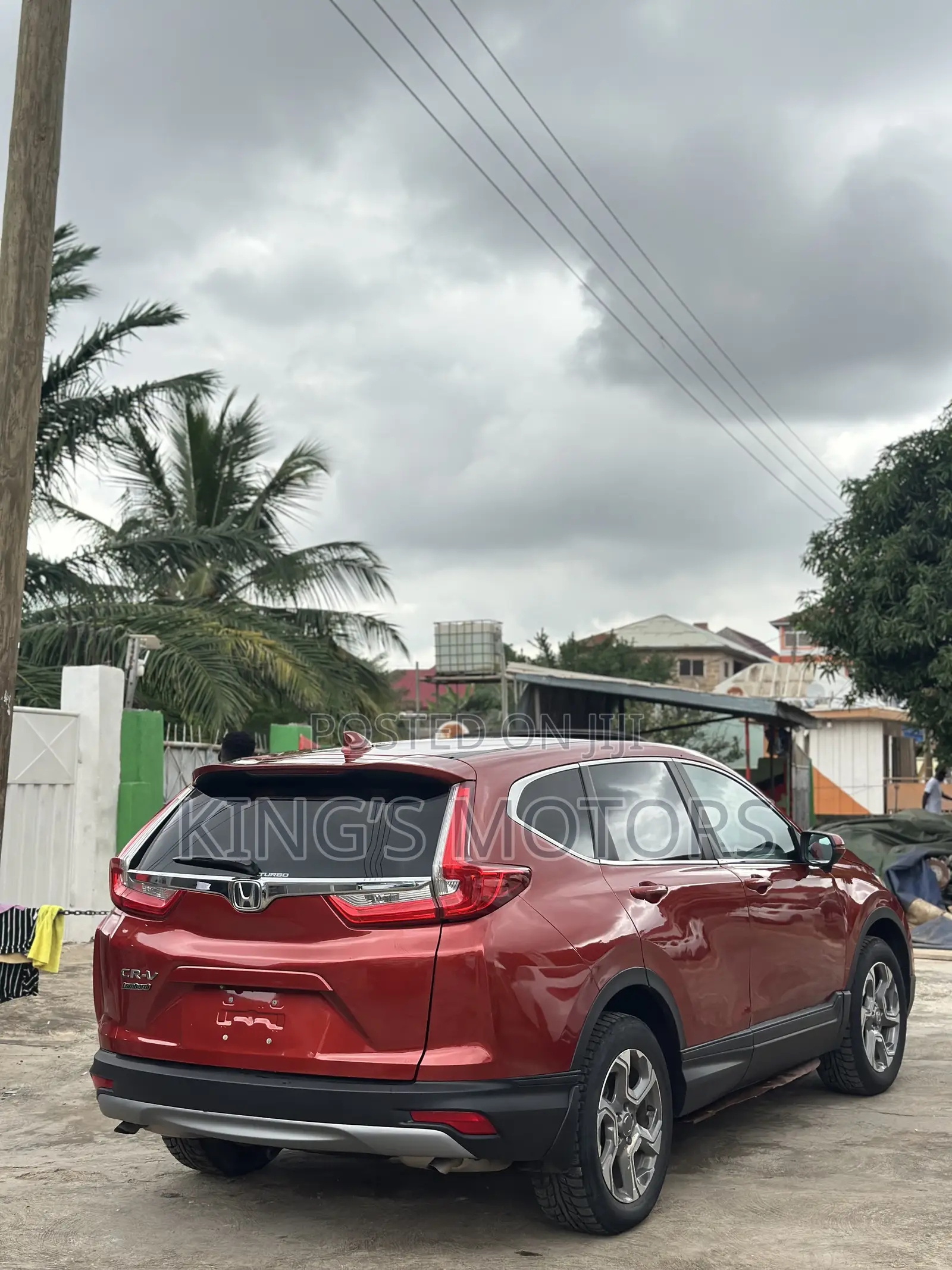 Honda CR-V EX-L 4dr SUV AWD (1.5L 4cyl CVT) 2017 Red
