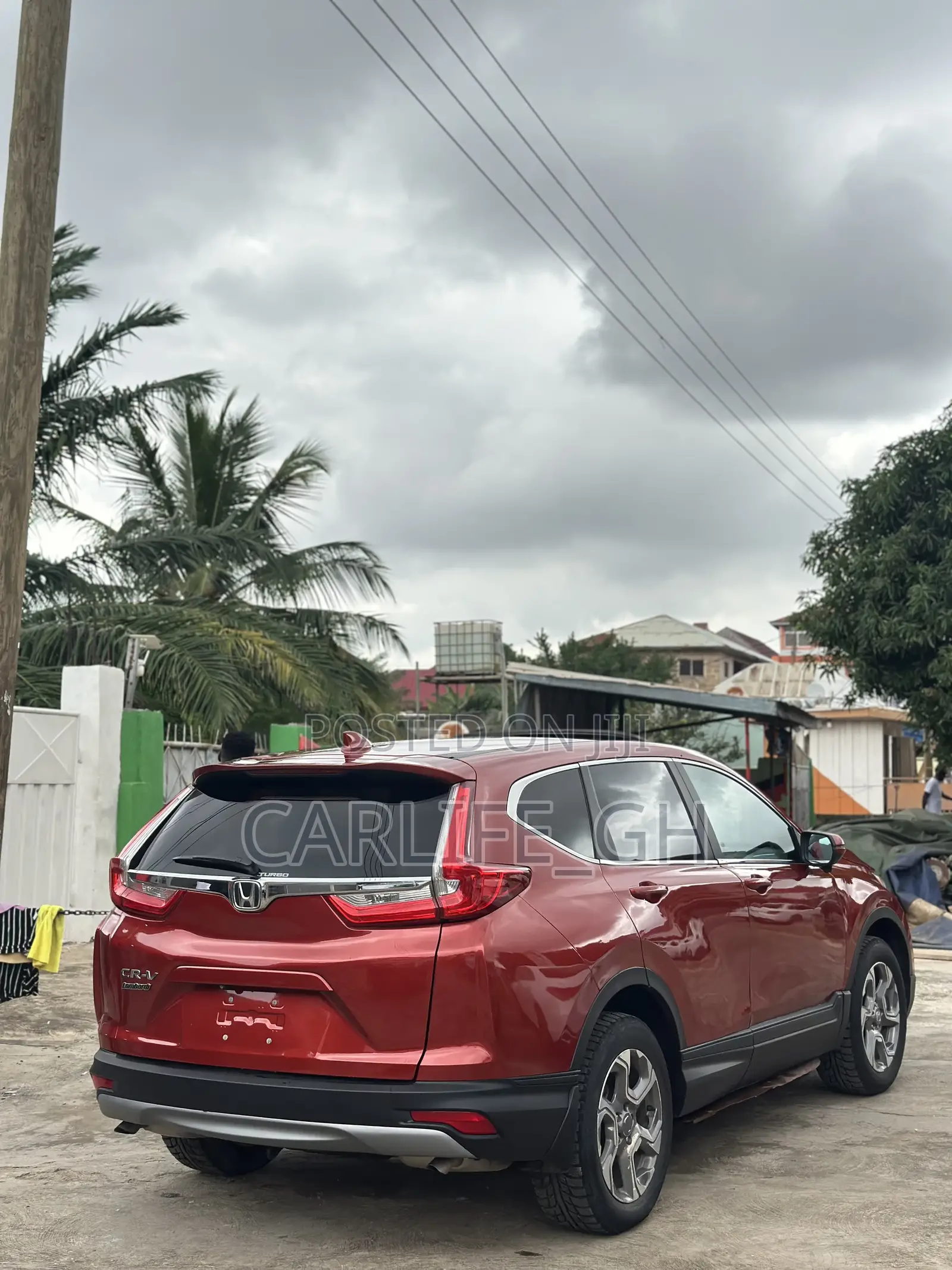 Honda CR-V EX-L 4dr SUV AWD (1.5L 4cyl CVT) 2017 Red