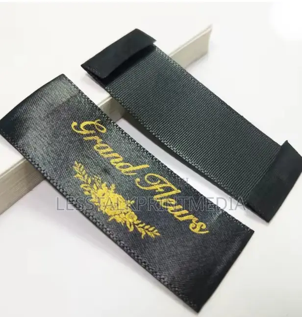 Woven Labels Printed Satin