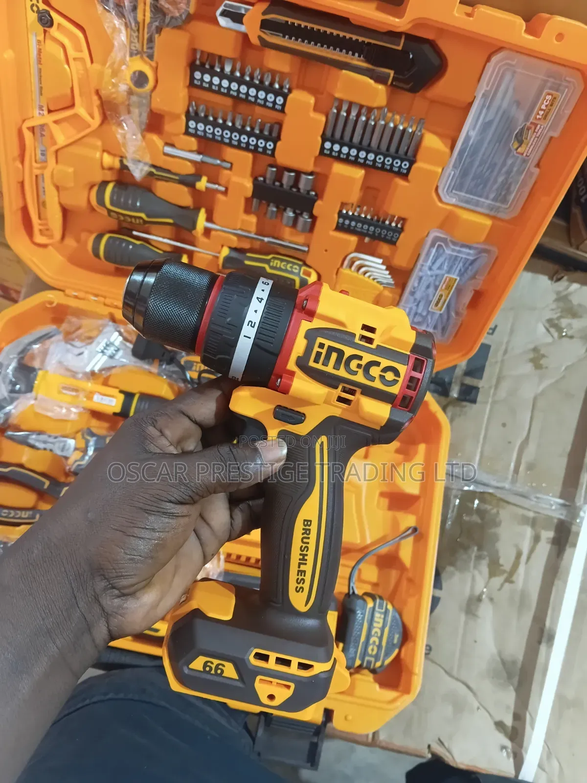 Cordless Drilling Machine Plus Tools Set