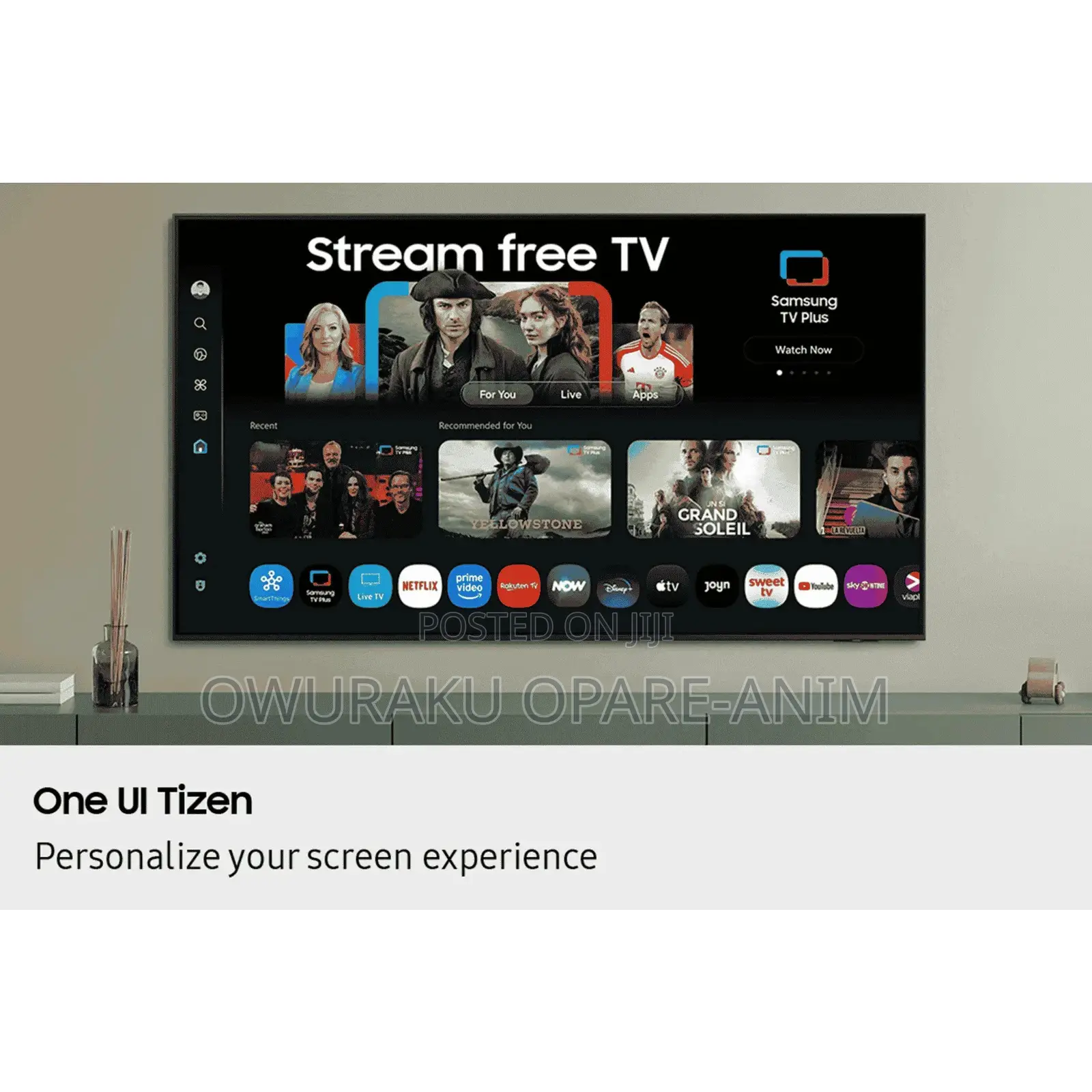 Samsung Quantum Hdr10+ 85q7f 85" Uhd Smart Tizen Os Tv