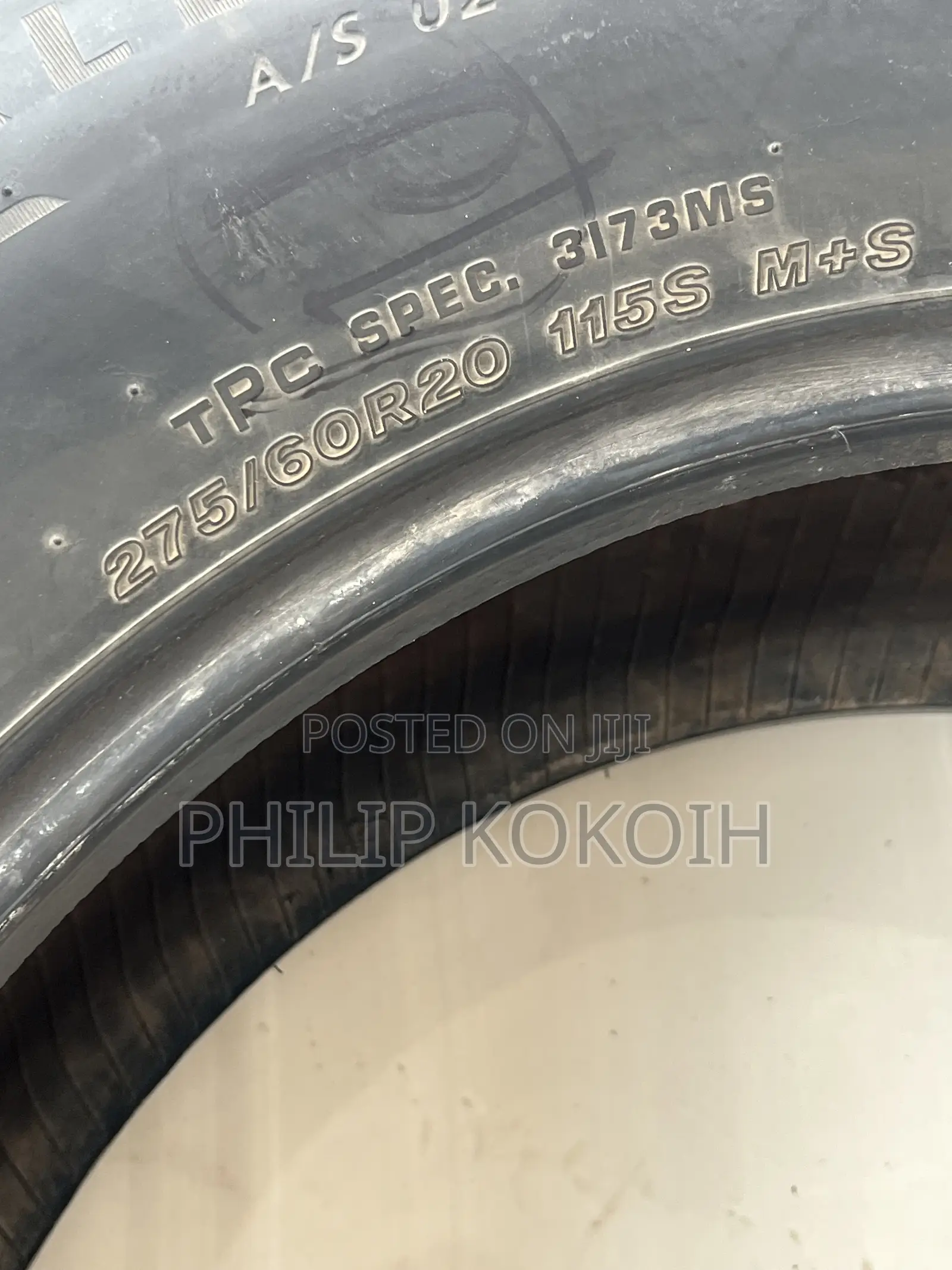 Bridgestone Tires 275/60/R20