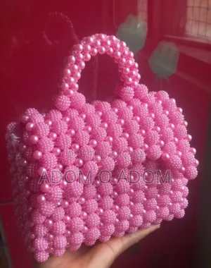 Handmade Beaded Berry Bag