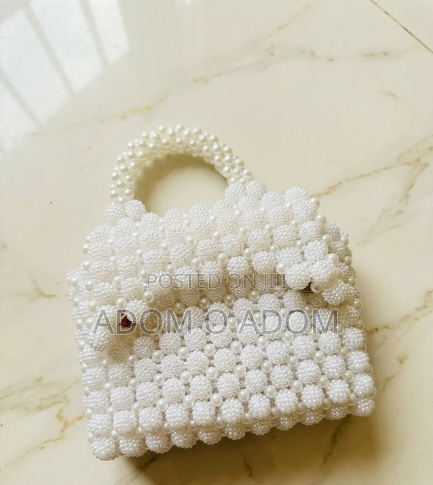 Handmade Beaded Berry Bag