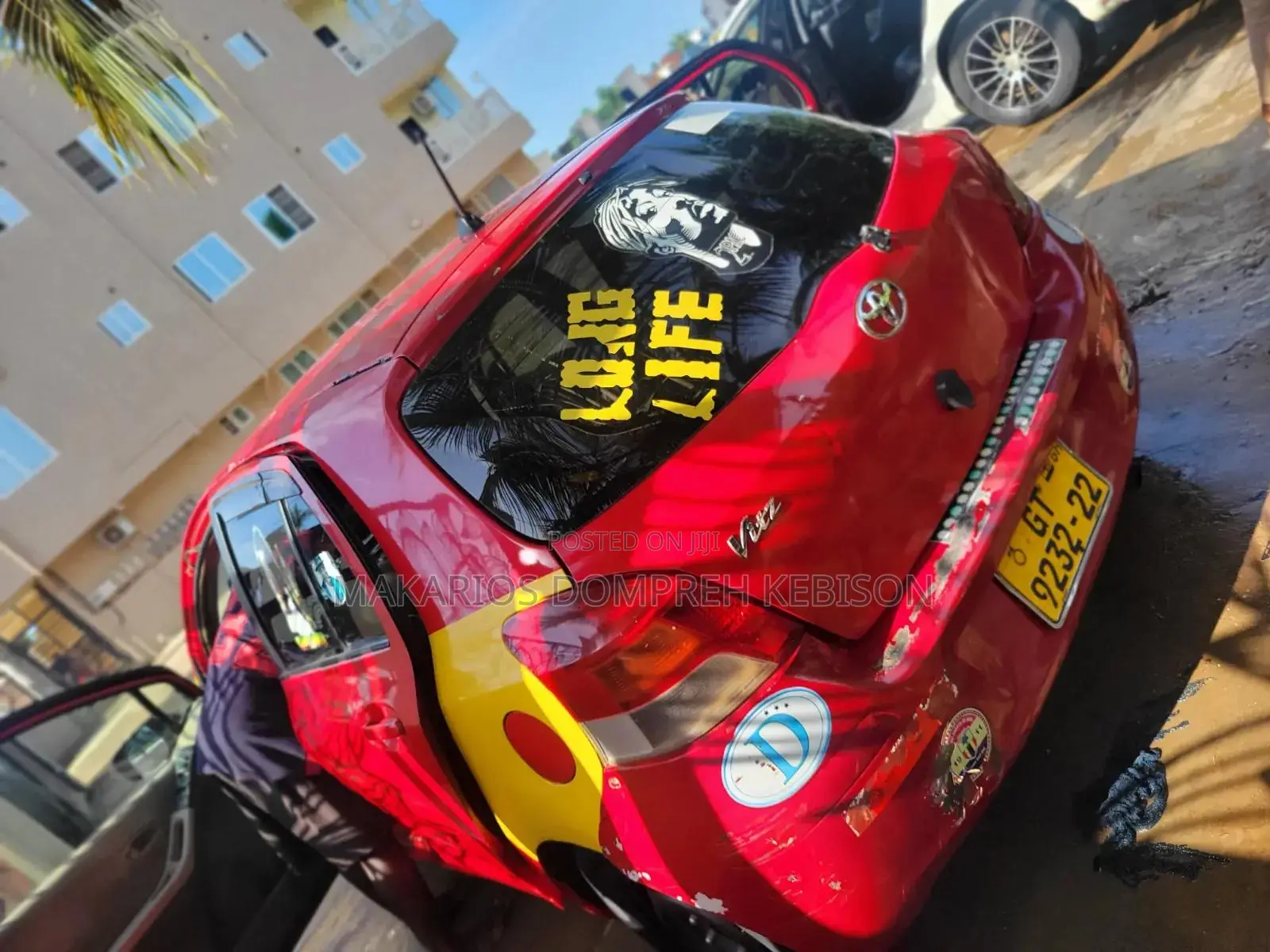 Toyota Vitz 2010 Red